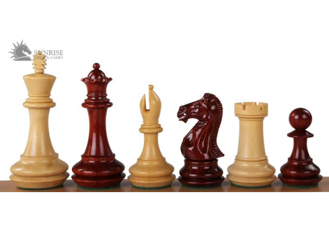 Piezas de ajedrez CHAMPFERED SECOYA 4,25"
